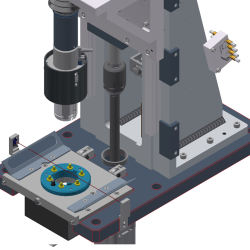 3 - Detailansicht Messeinheit mit Schwimmlager, Schnellwechselkopplung und Aufnahmesatz-min